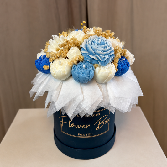 Flowerbox Blue & Gold