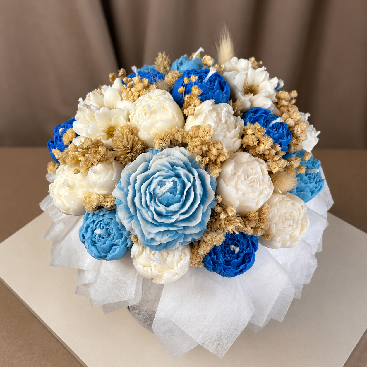 Flowerbox Blue & Gold